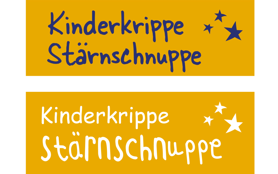 Kinderkrippe Stärnschnuppe Kriens - Weiterentwicklung des Logos
